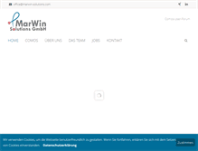 Tablet Screenshot of marwin-solutions.com